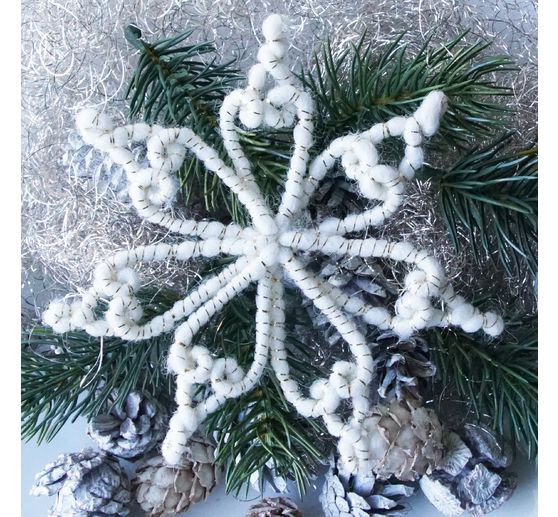 Magazine DIY Felt + Wool + Wire Autumn Christmas "Retro Wrap Stars"