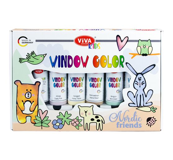 Viva KIDS Window Color set "Nordic Friends" 