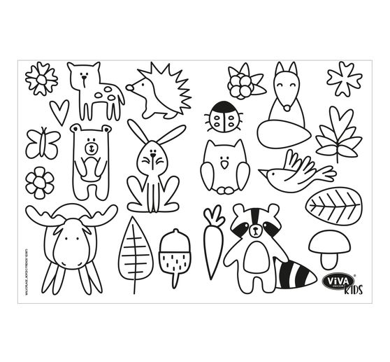 Viva KIDS Window Color set "Nordic Friends" 