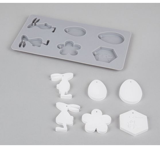 Silicone-Casting mould "Easter Friends & Bee"