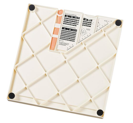 Multifunction folding board for cards, envelopes and gift boxes