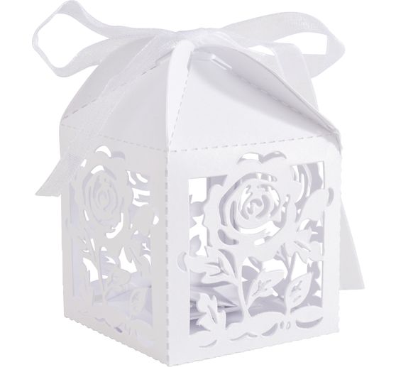 Filigree folding boxes "Roses"