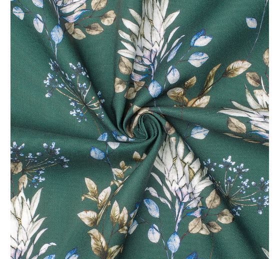 Cotton fabric "Brilliant" bright flowers