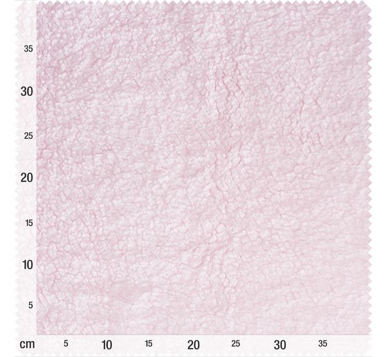 Fleece fabric "Lamb Rosé"