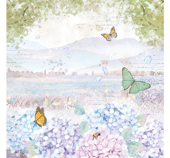 Scrapbook paper "Enchanted Land"