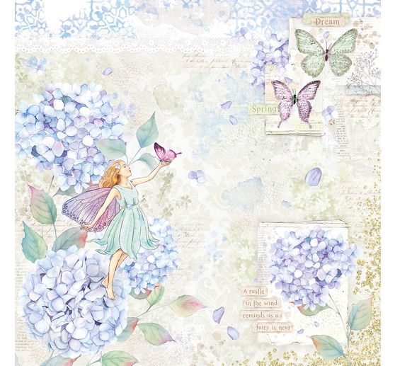 Scrapbook paper "Enchanted Land"
