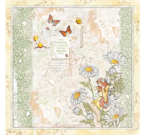 Scrapbook paper "Enchanted Land"