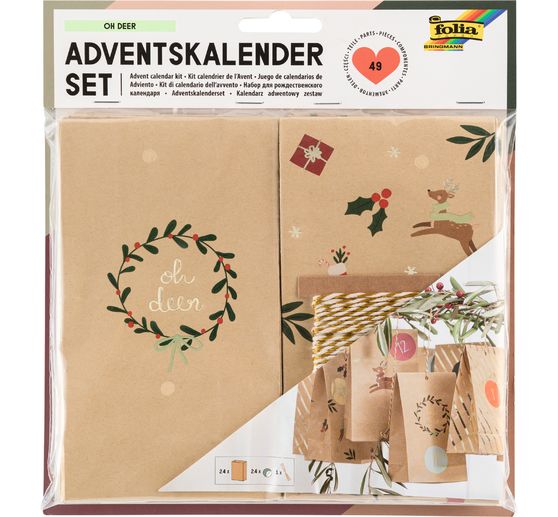 Advent calendar set "Oh Deer"