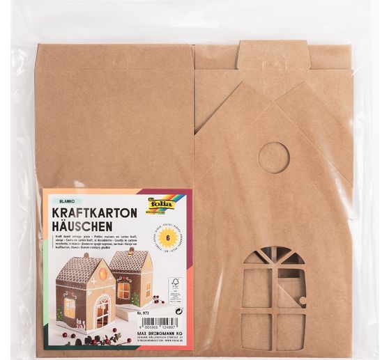 Kraft cardboard houses
