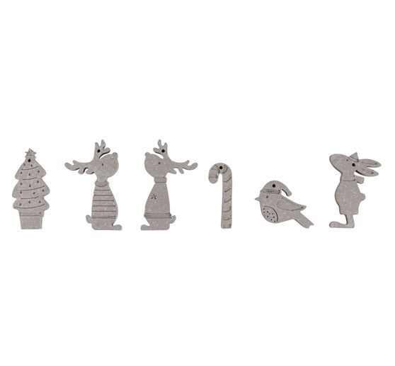 Silicone casting mould "Reindeer friends"