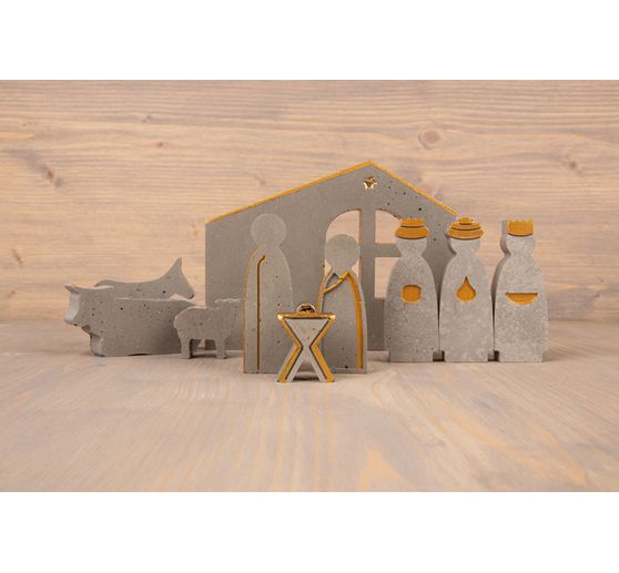 Silicone casting mould "Nativity"