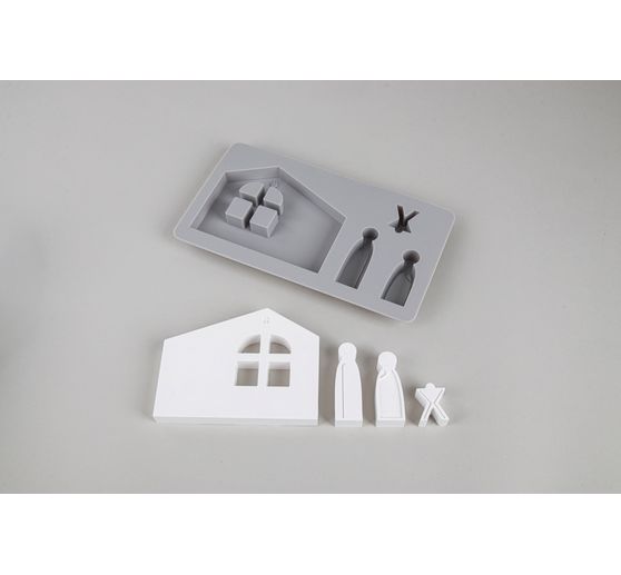 Silicone casting mould "Nativity"