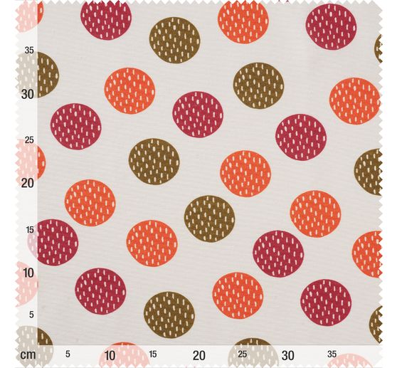 Motif fabric linen look "Zahira"