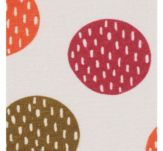 Motif fabric linen look "Zahira"