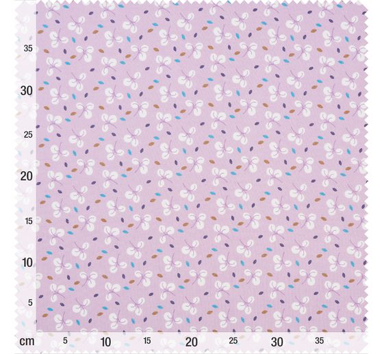Cotton fabric "Clara Violet"