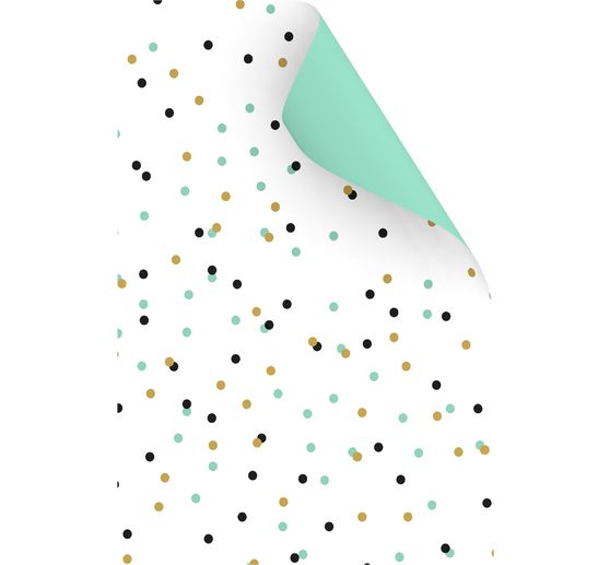 Cartoncino con motivi "Puntini di Menta