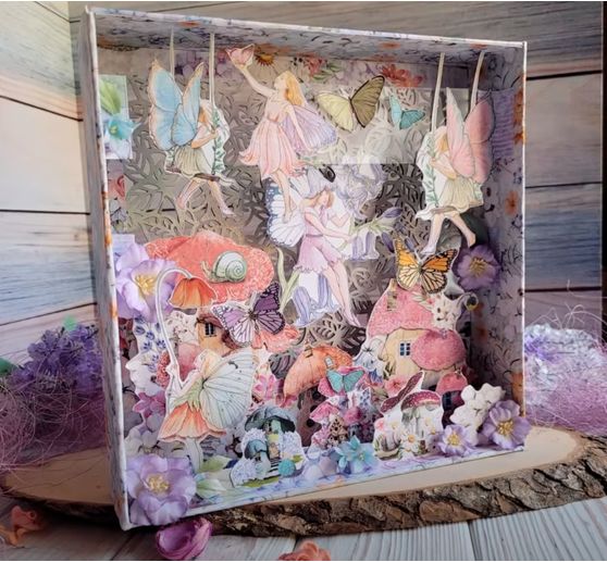 Scrapbook paper "Enchanted Land"