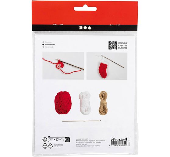 Mini Craft kit crochet "Christmas stockings"