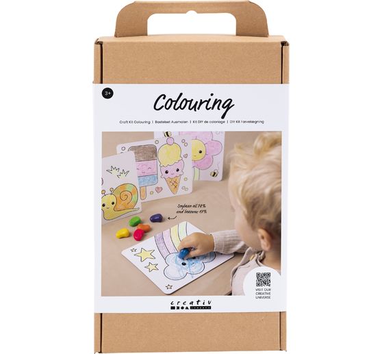 Kit creativo da colorare "Tavolo da disegno