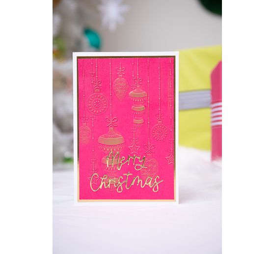 Sizzix 3D Embossing template "Sparkly Ornaments"
