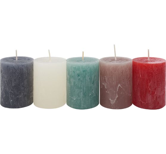 Pillar candle "Rustik", Ø 6 x 8 cm