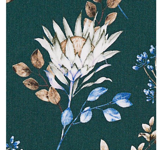 Cotton fabric "Brilliant" bright flowers