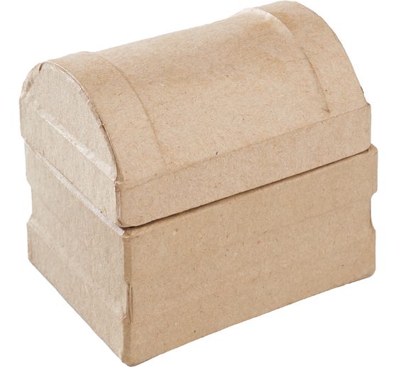 VBS Scrigno con coperchio rotondo, cartapesta, 6 pezzi