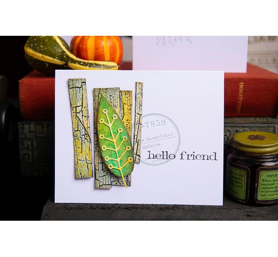 Mascherina per embossing 3D Sizzix "Cracked by Tim Holtz".