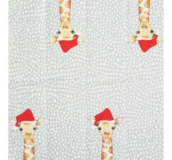 Fazzoletto di carta "Giraffa Babbo Natale