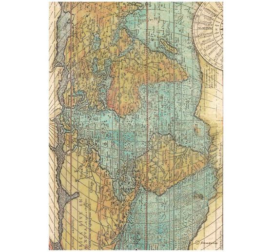 Motif straw silk assortment "Around the World", Set of 6