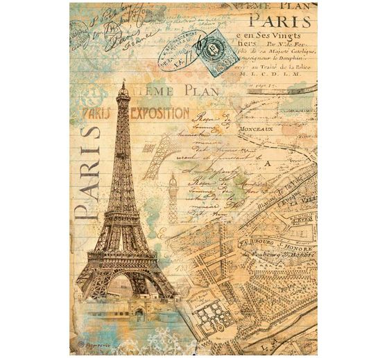 Motif straw silk assortment "Around the World", Set of 6