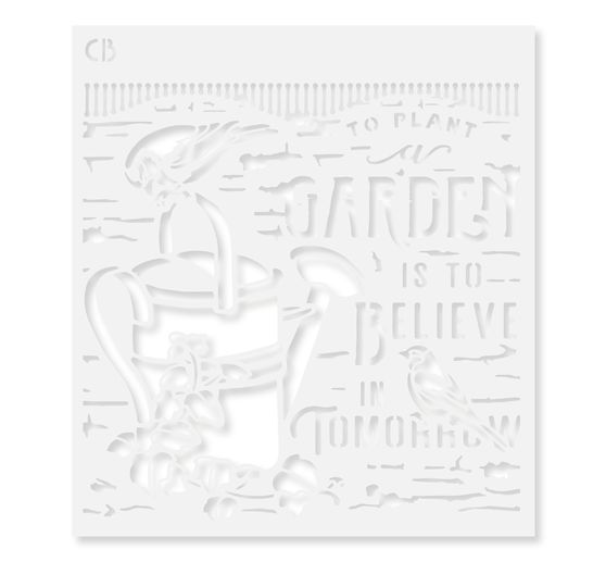 Stencil "Gardentime"