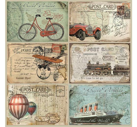 Blocco di scrapbook "Intorno al mondo