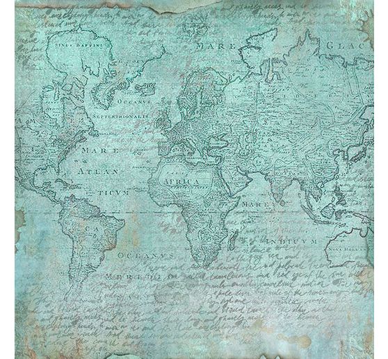 Blocco di scrapbook "Intorno al mondo