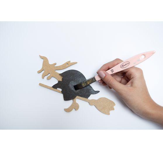 Halloween wood motif "Witch"