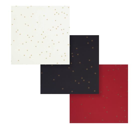 Folding sheets "Gold stars" 