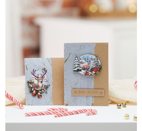 3D punched sheet set "From Santa with love"