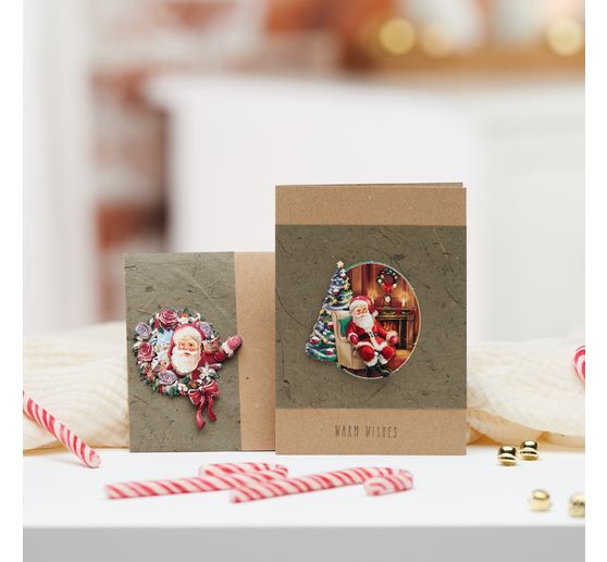 3D punched sheet set "From Santa with love"