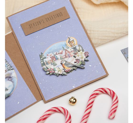 3D punched sheet set "From Santa with love"