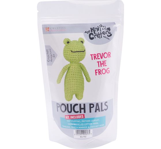Crochet set "Frog Trevor"