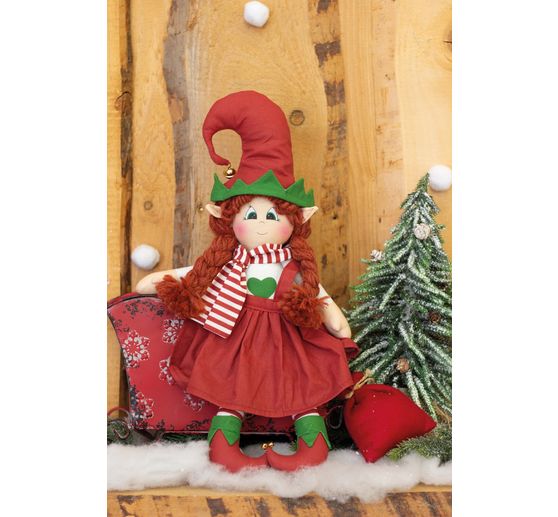 "Kit di cucito per bambole "elfo della neve