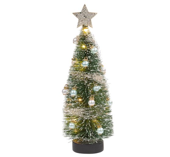 Miniature fir tree with LED lighting, 20 cm