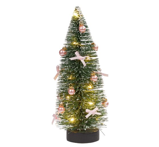 Miniature fir tree with LED lighting, 20 cm