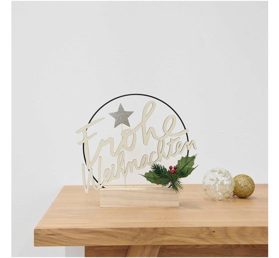 Scritta in legno "Buon Natale