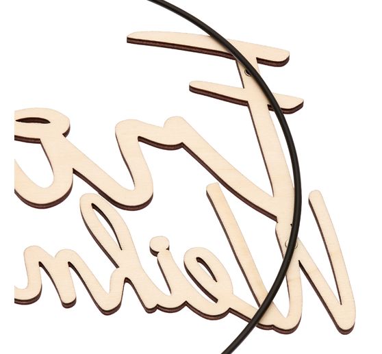 Scritta in legno "Buon Natale