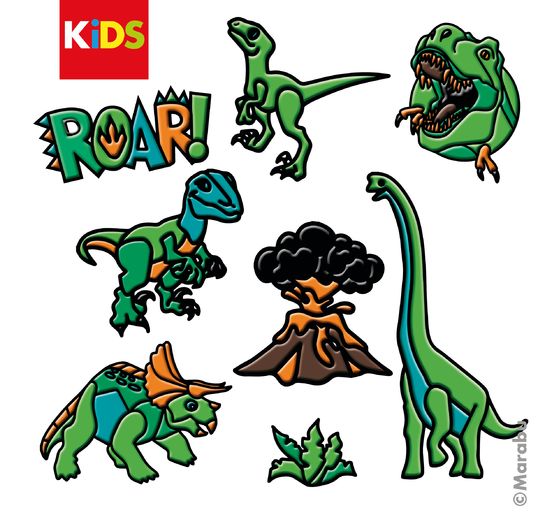 Marabu KiDS Window Color Set "Dinosaur"