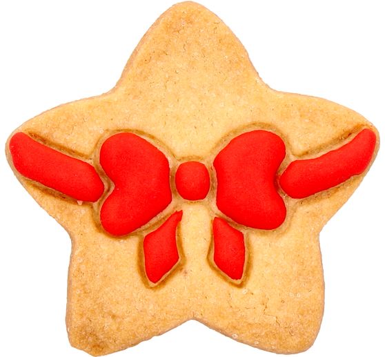 Cookie cutter "Star with bow"