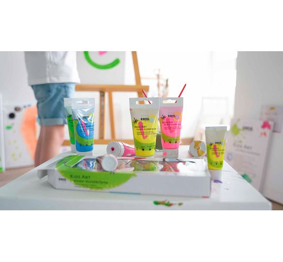 KREUL Kids Art Colore per artisti per bambini, 8 x 20 ml