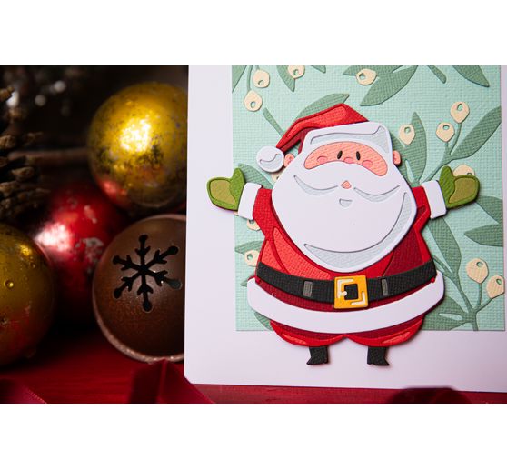 Sizzix Thinlits Punching template "Santa Greetings Colorize by Tim Holtz"