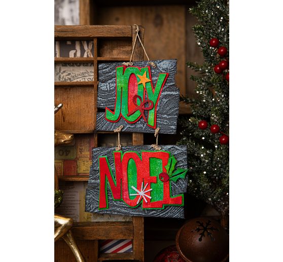 Sizzix Thinlits Punching template "Big Tidings by Tim Holtz"